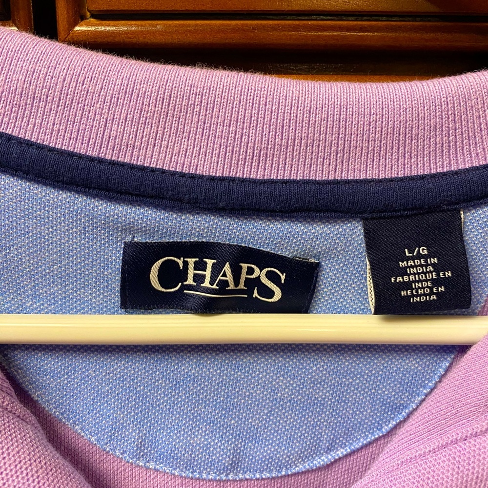 Chaps Lavender colored shirt - Picture 2 of 2
